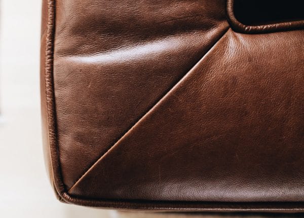 Is this a hospital corner? The Cigar looks even more rugged and charming up close. Read on to learn more about how to care for your leather furniture.