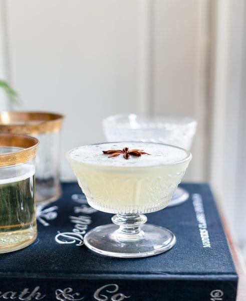 The Scandi 75 — a wintry take on the classic French 75. Recipe at bottom of post.